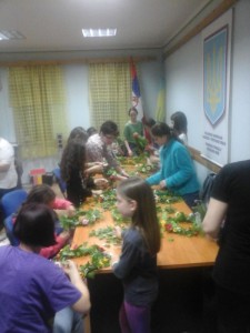 Израда венчића 16.04.2015. год.